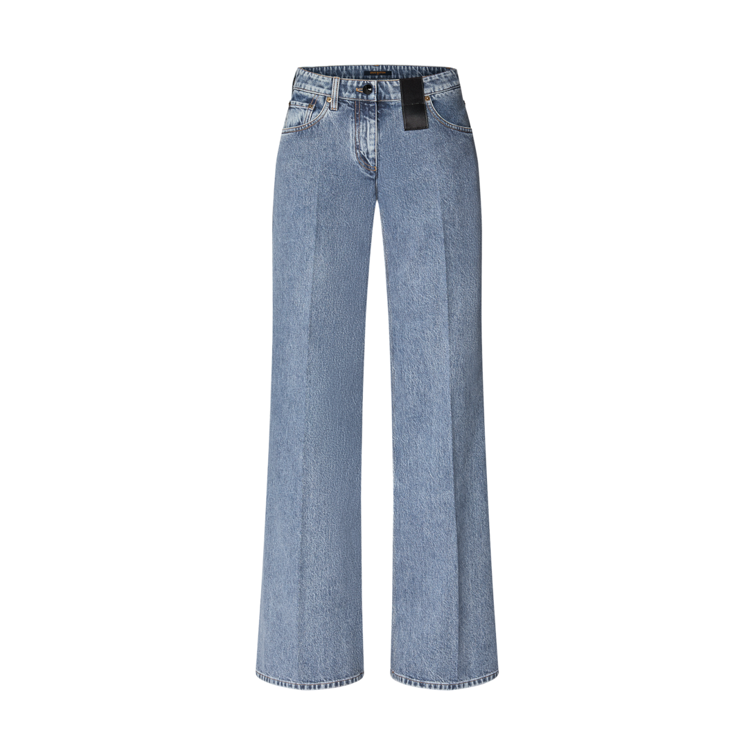 パンツ Jent Louis Bicolor Semi-Flare Denim パンツ jent louis Bicolor Semi-Flare Denim パンツ jent louis